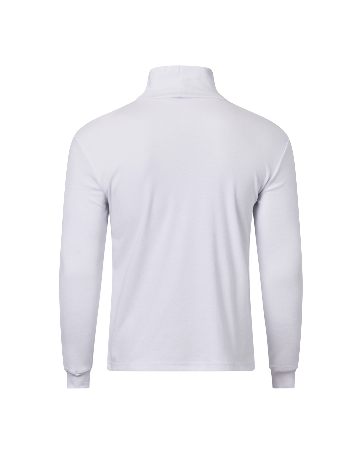Mens Long Sleeve Skivvy - White