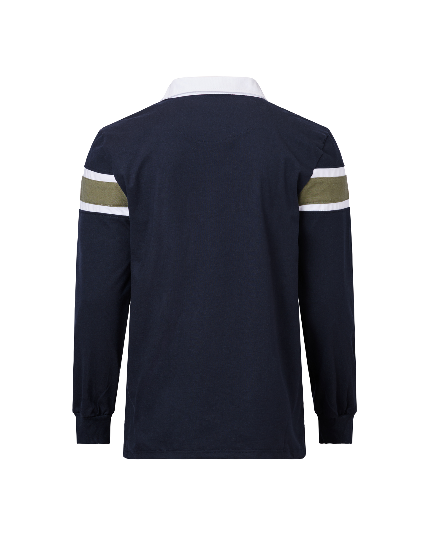 Mens Long Sleeve Rugby Top - Navy / Sage