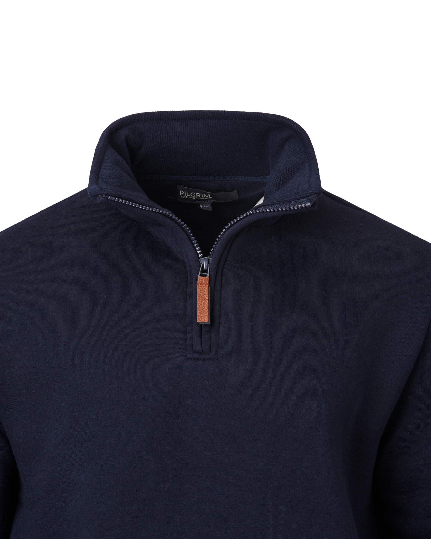 Mens Quarter Zip Fleece Top -  Navy