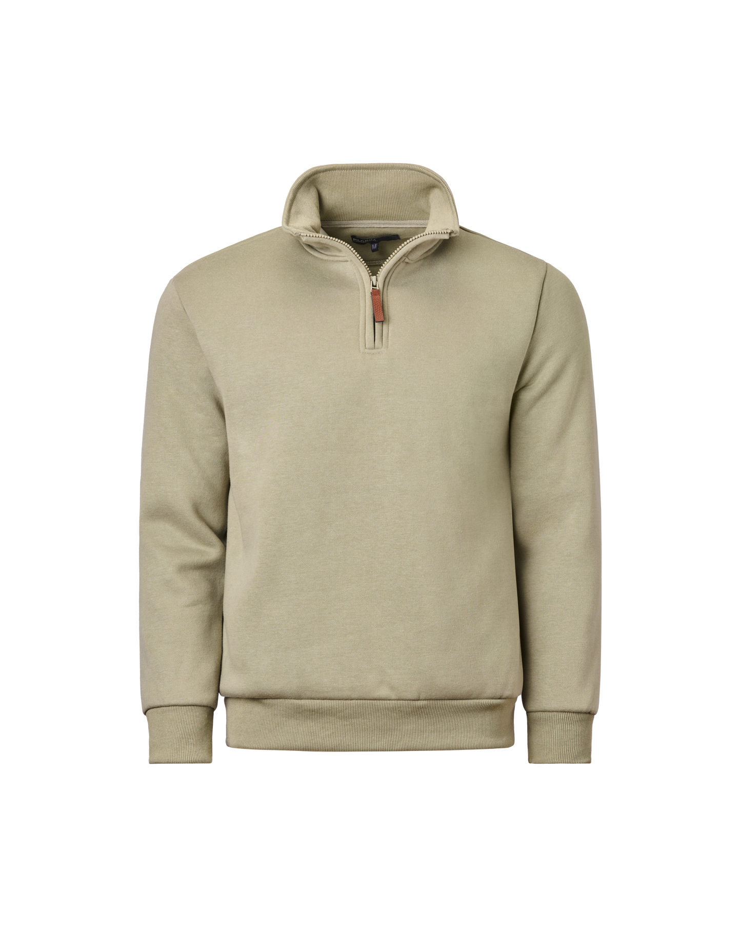Mens Quarter Zip Fleece Top -  Olive