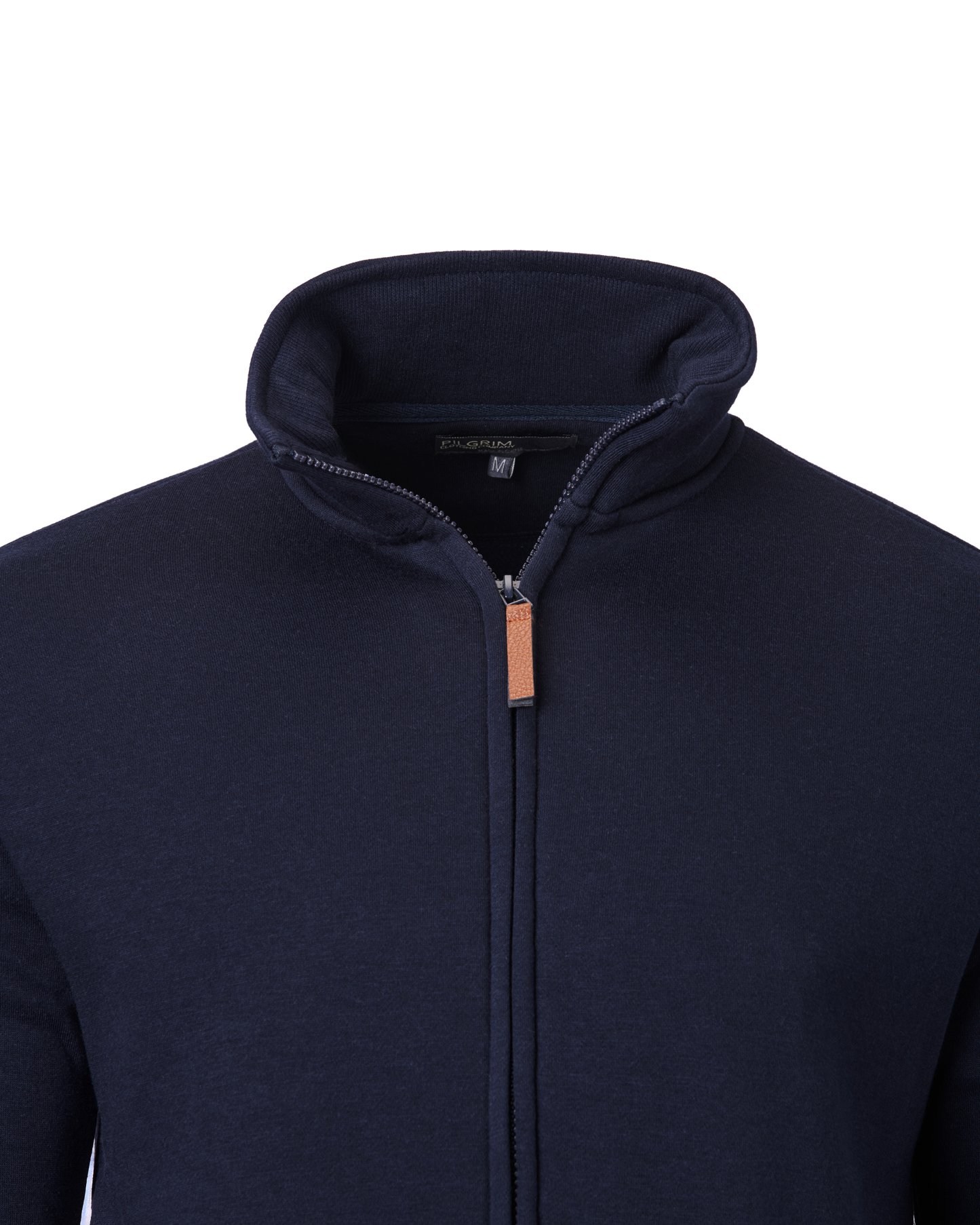 Mens Full Zip Fleece Top - Navy