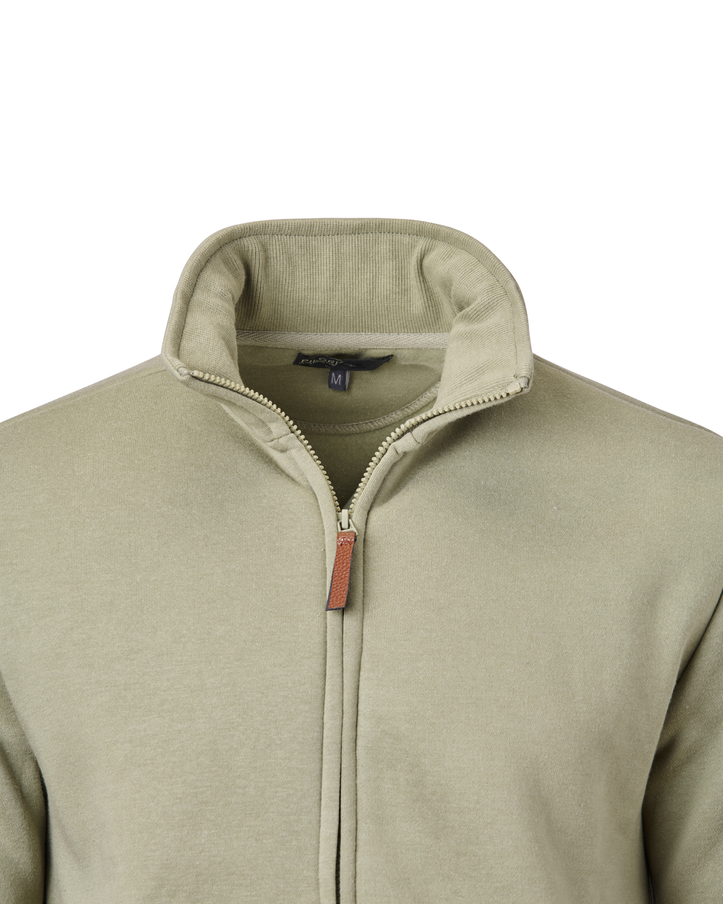 Mens Full Zip Fleece Top - Olive