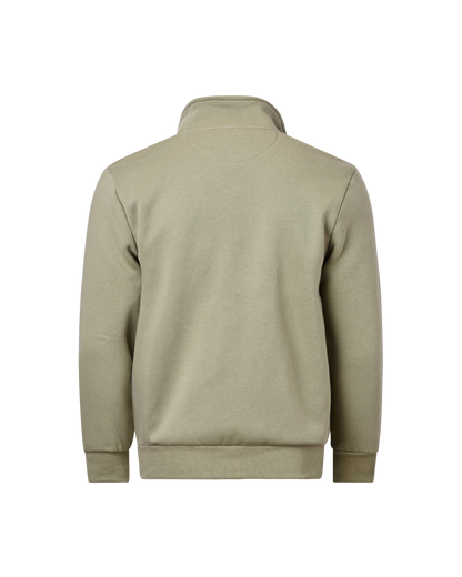 Mens Full Zip Fleece Top - Olive