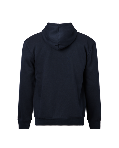 Mens Full Zip Hooded Top - Navy