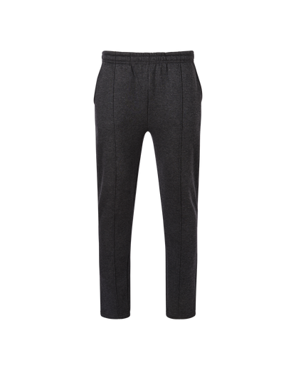 Mens Pinstitch Trackpants - Charcoal Marle