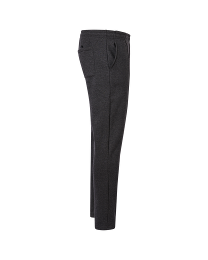 Mens Pinstitch Trackpants - Charcoal Marle