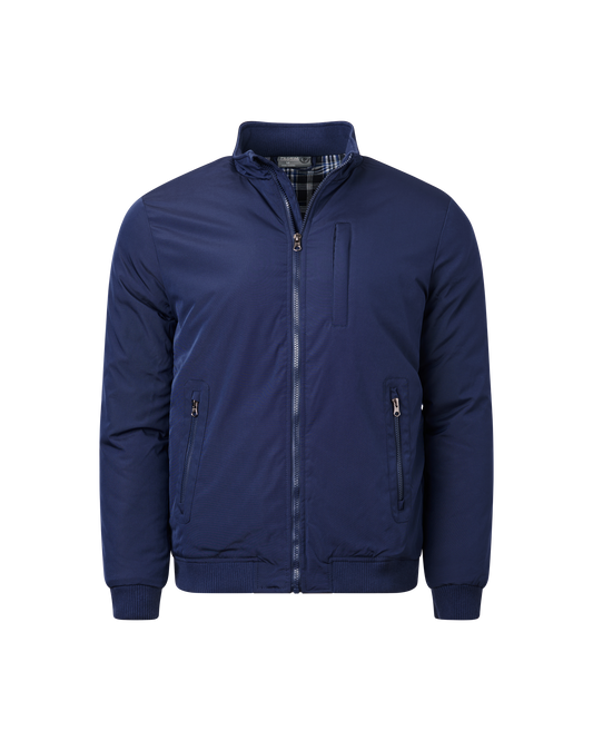 Mens Zip Through Jacket - Navy