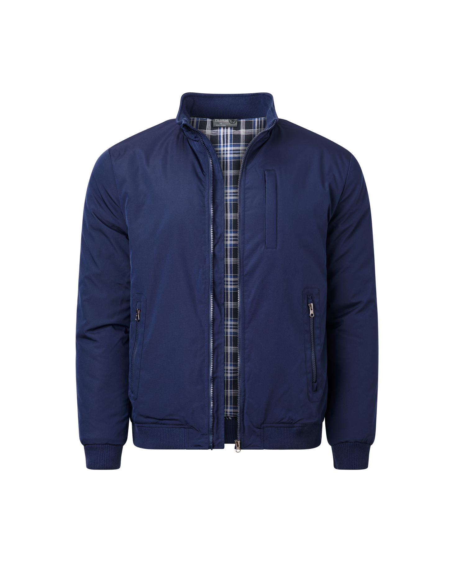 Mens Zip Through Jacket - Navy