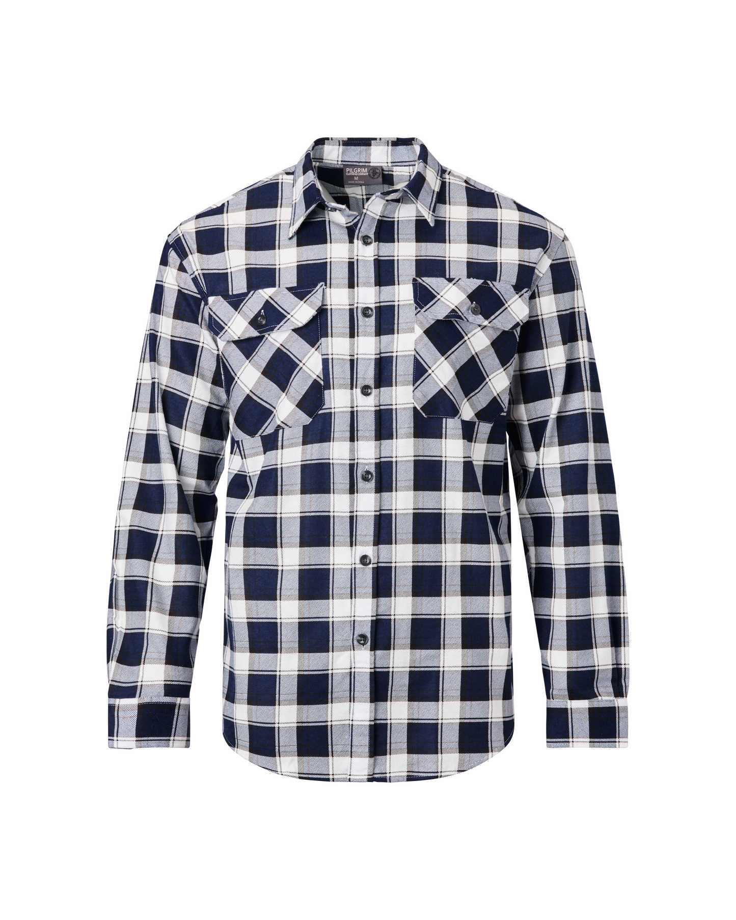 Mens Full Button Flannelette Shirt - 5pk Bundle  - Size Medium