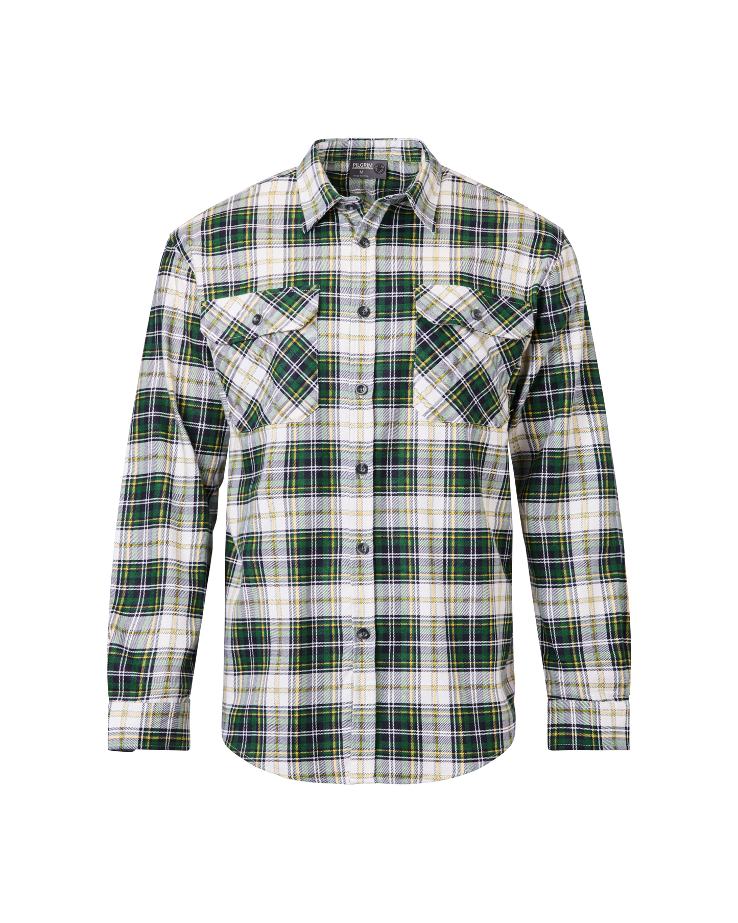 Mens Full Button Flannelette Shirt - 5pk Bundle  - Size Medium