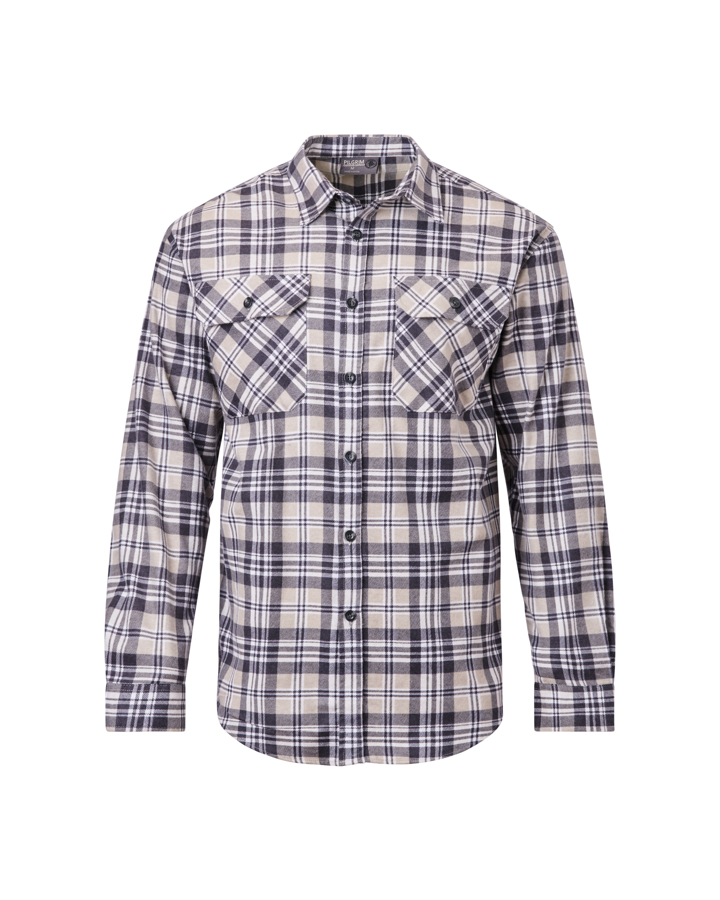Mens Full Button Flannelette Shirt - 5pk Bundle  - Size Medium